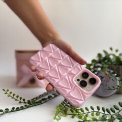 Silikon Kalpli iPhone Kılıfı - Pembe