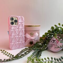 Silikon Kalpli iPhone Kılıfı - Pembe