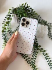 Epafruit Serisi MagSafe Uyumlu Şeffaf Kılıf - Polka Dot