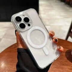 Şeffaf Magsafe Silikon Kılıf -  Iphone 14 Pro