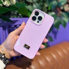 EpaLune Taş Detaylı Zarif Iphone Kılıf Taşlı Lens Koruyucu Hediyeli - Pembe