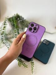 Epashield MagLeather - Deri Görünümlü Telefon Kılıfı LİLA