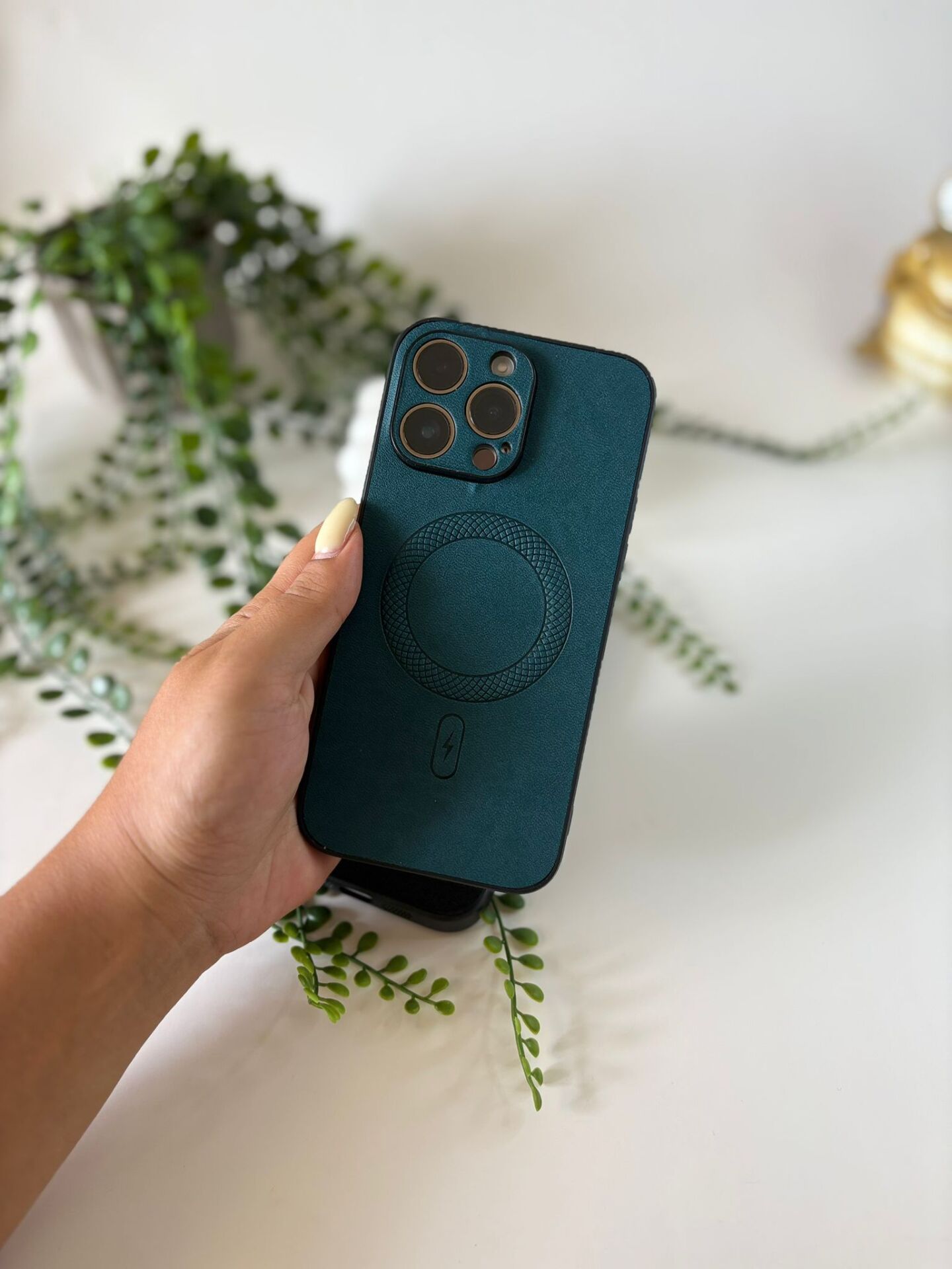 Epashield MagLeather - Deri Görünümlü Telefon Kılıfı YEŞİL