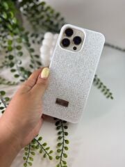 Epashield Sparkle Luxe - Kristal Taşlı Parlak Telefon Kılıfı (Beyaz)