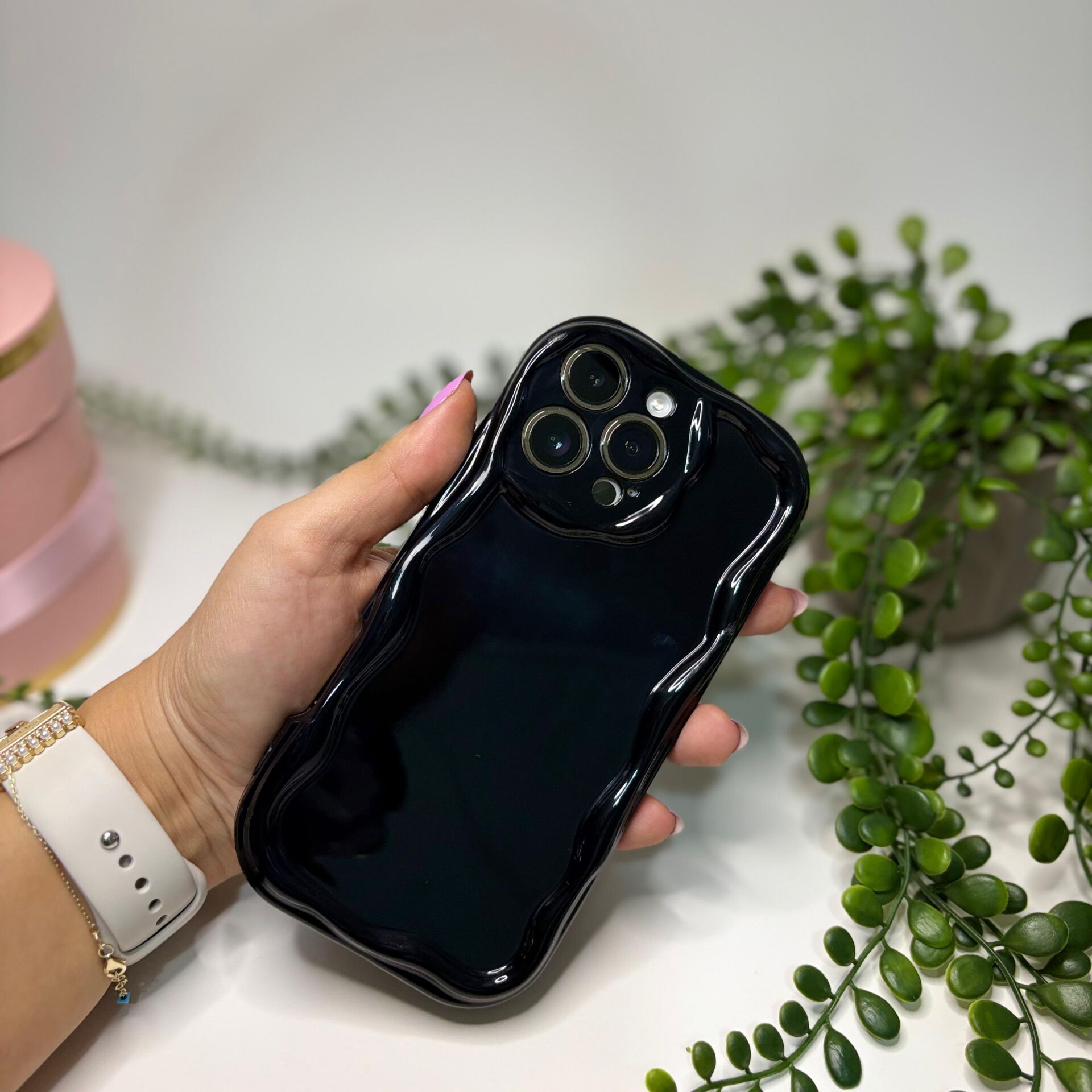 Dalgalı Premium Iphone 16 Pro Max Kılıf