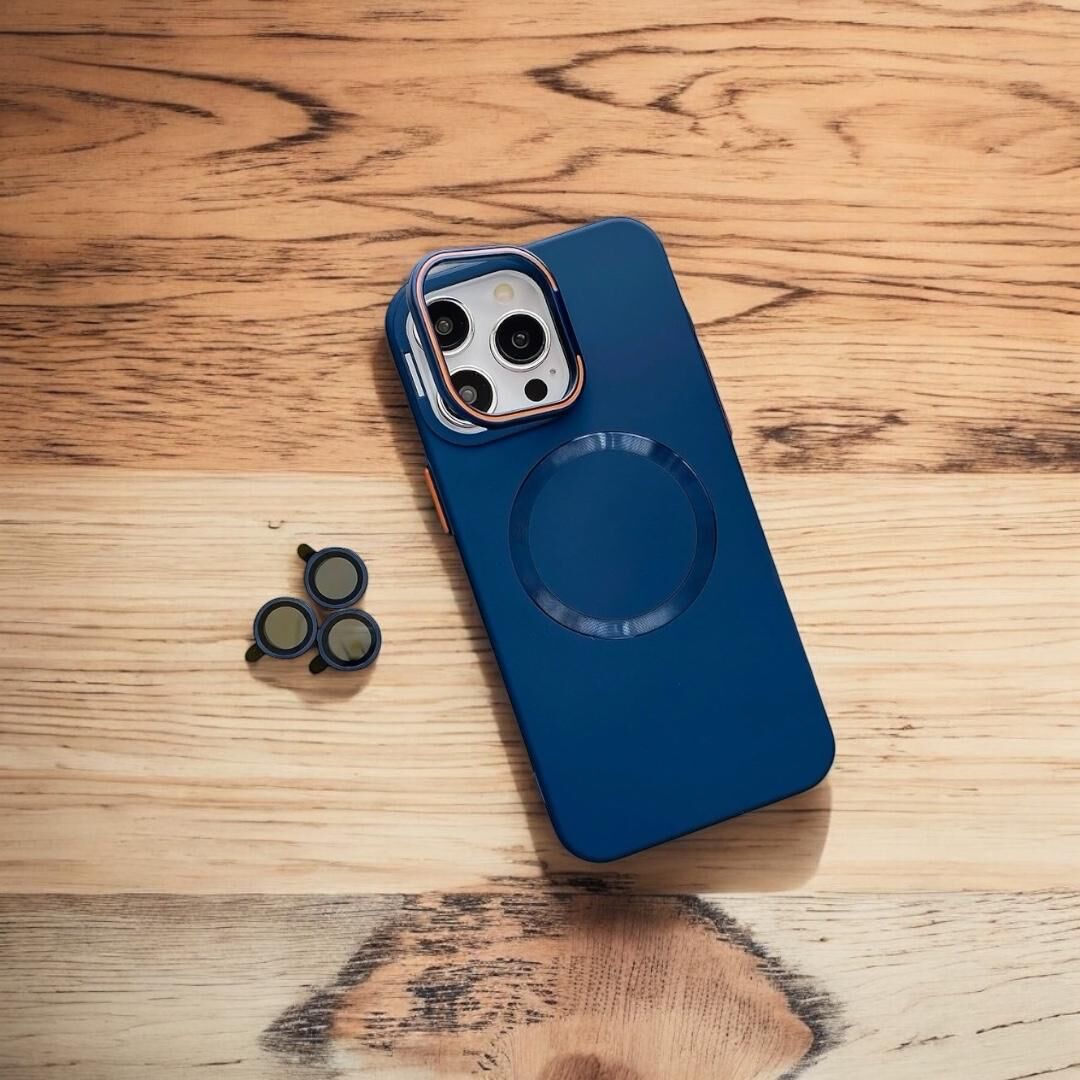 Titanium Rubber Iphone Kılıf- Blue Titanyum