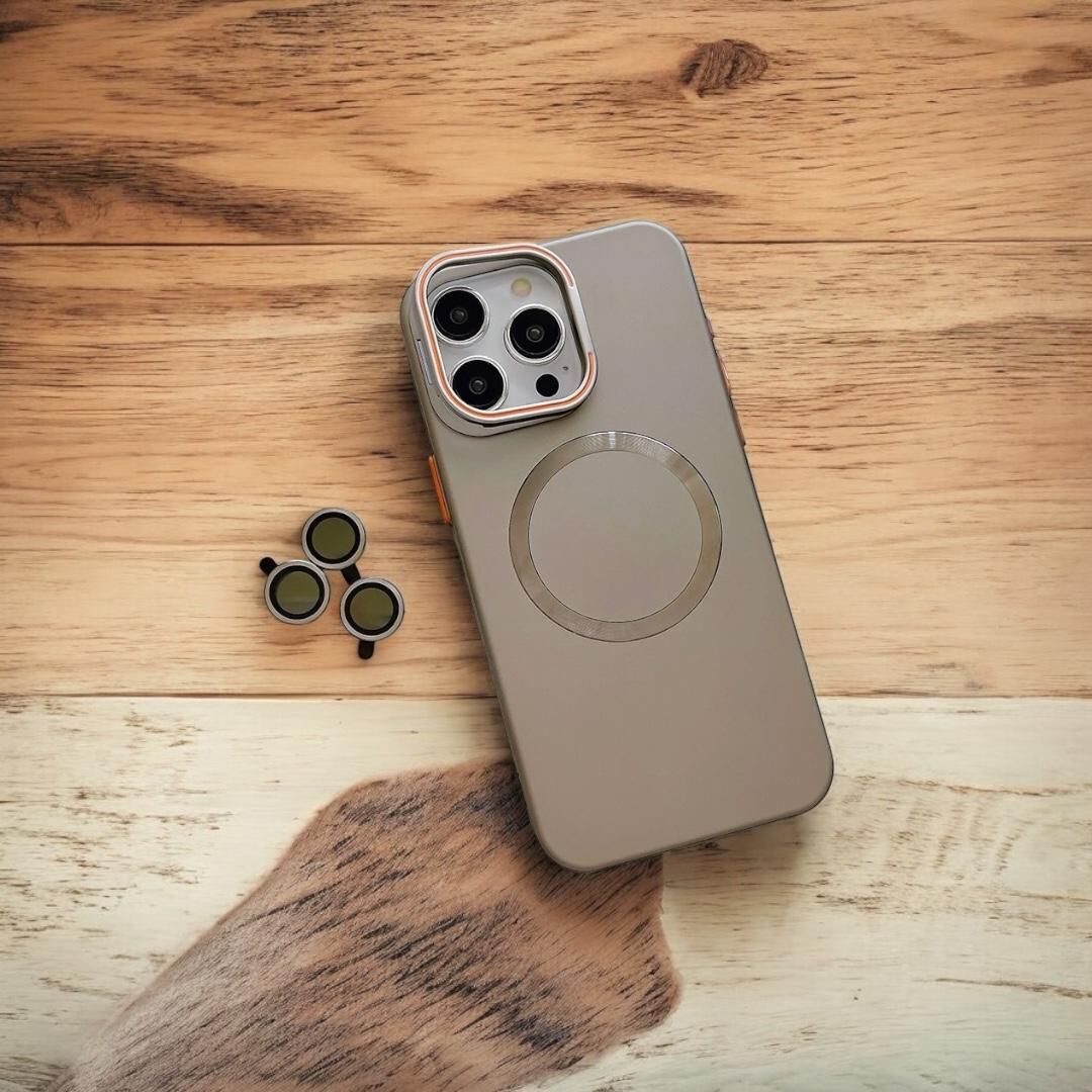 Titanium Rubber Iphone Kılıf- Naturel Titanyum