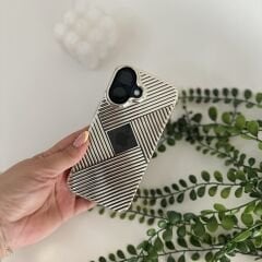 Epaluxe Geometrik Shine Gümüş Iphone kılıf