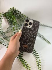 Epashield Sparkle Luxe - Kristal Taşlı Parlak Telefon Kılıfı GRİ