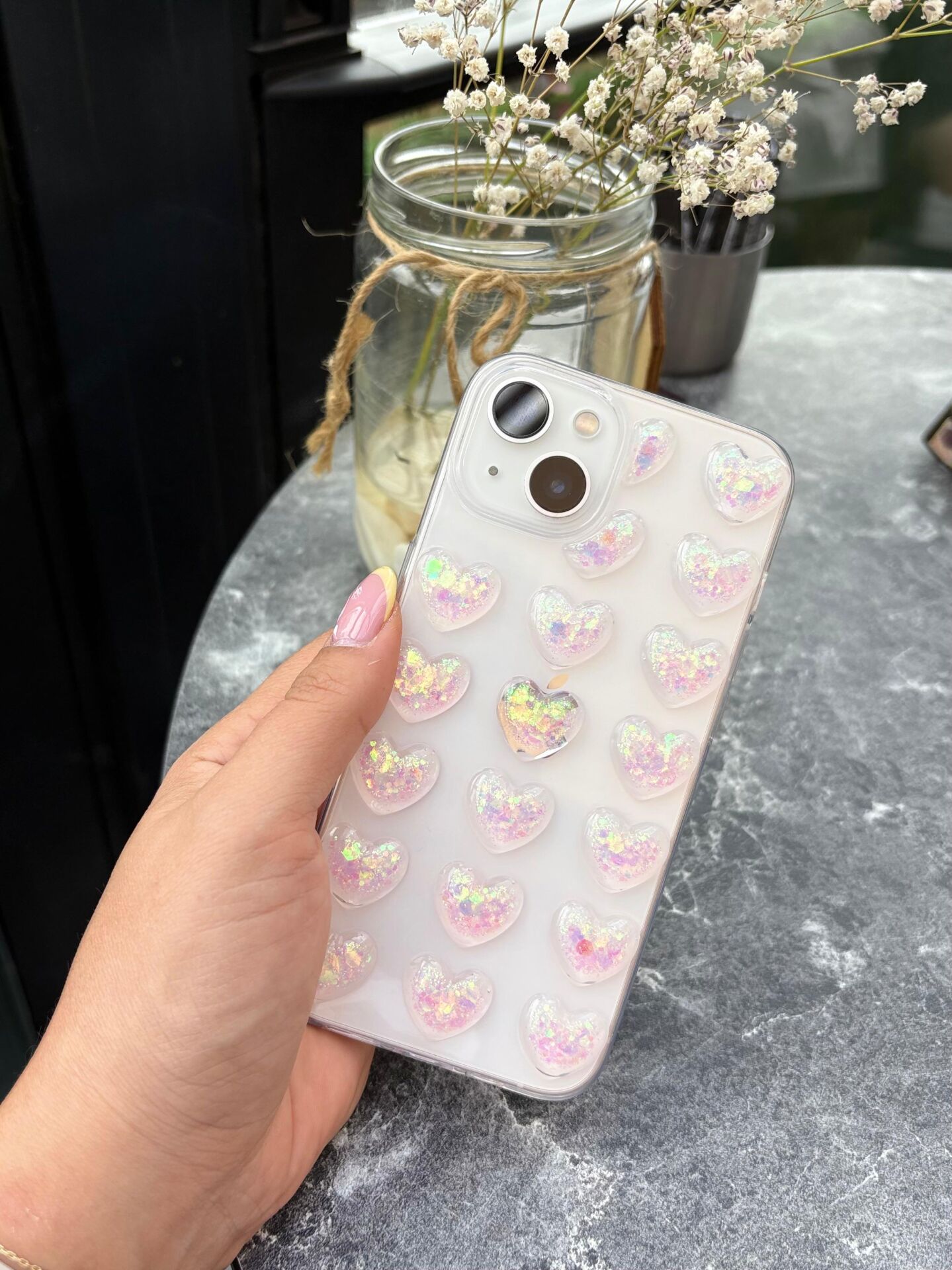 EpaHeart Glow  Iphone Kılıf Yeşil-Pembe