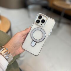 Epaglitz Standlı Yüzük Iphone Kılıf Beyaz