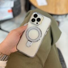 Epaglitz Standlı Yüzük Iphone Kılıf Beyaz