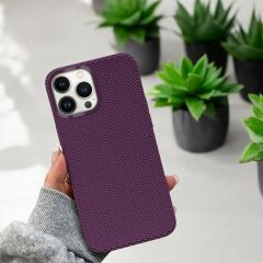 Dokuma Desenli Silikon İphone 11 Kılıf