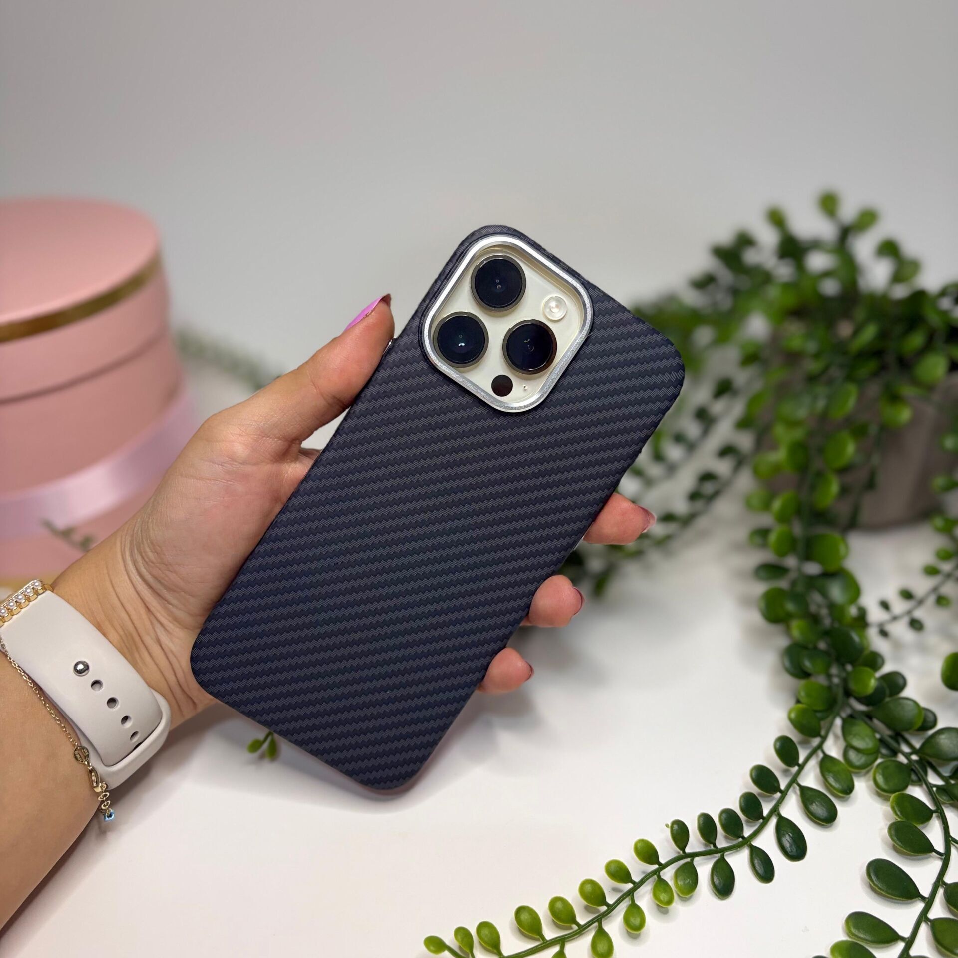 Premium Carbon Iphone 13 Pro Max Kılıf