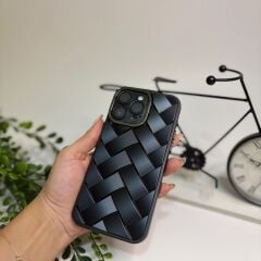 EpaDura Örgü Desen Iphone 15 Plus Kılıf