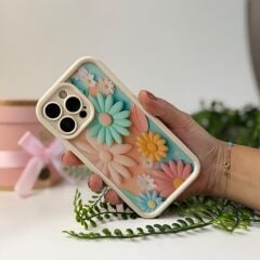 Bahar Çiçekleri Desenli Silikon iphone Kılıf - iphone 11