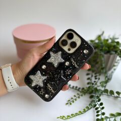 Yıldız Detaylı Silikon Iphone 14 Pro Max Kılıf
