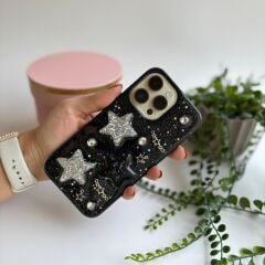 Yıldız Detaylı Silikon Iphone 14 Pro Max Kılıf