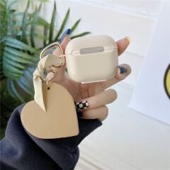 AIRPODS KILIF - KREM KALP DETAYLI