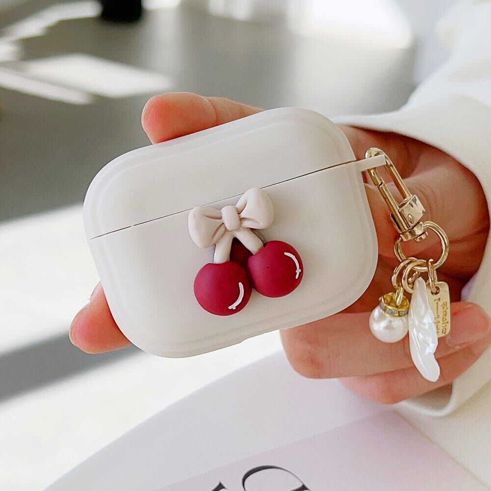 AIRPODS KILIF - KİRAZ  DETAYLI