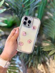 Epashield BloomDots Serisi iPhone Kılıf – Çiçekli Şeffaf Tasarım