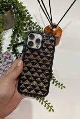 EpaVogue Diamond Kılıf-siyah kahve