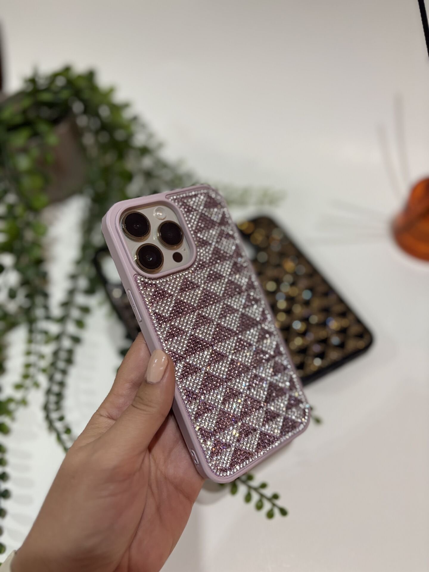 EpaVogue Diamond Kılıf-pembe beyaz