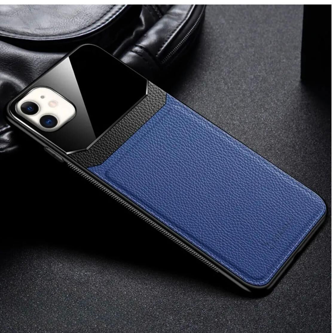 Lens Deri Iphone 15 Pro Max Kılıf Lacivert