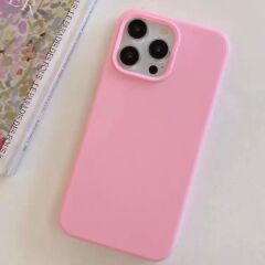 Düz Silikon Iphone kılıf 13/14 Uyumlu