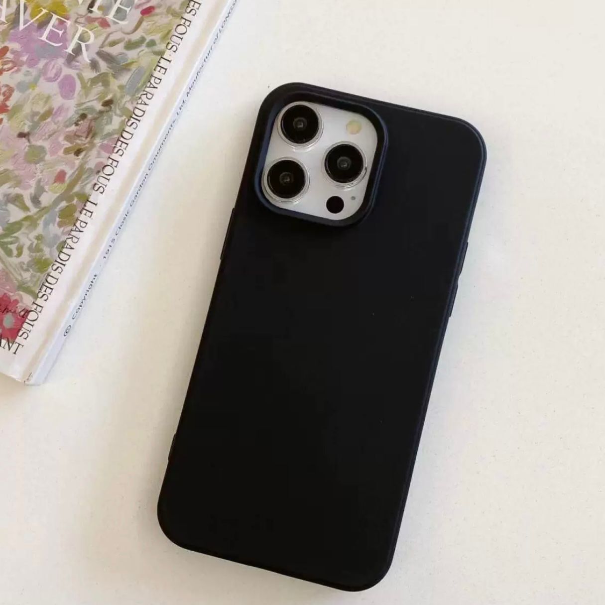 Düz Silikon Iphone kılıf 13/14 Uyumlu