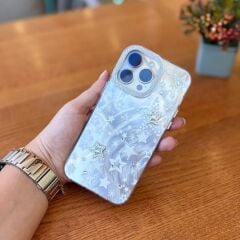 EpaStellar Yıldız Desenli Parlak Telefon Kılıfı Iphone 15 Plus