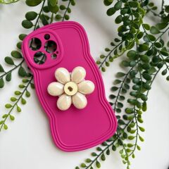Pop socket Telefon Tutuculu Çift Şekilde Kullanılan Iphone 15 Pro Max Kılıf
