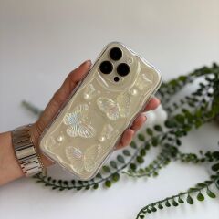 EPALORA Holografik Kelebek Iphone 14 Pro Max Kılıf