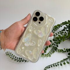 EPALORA Holografik Kelebek Iphone 16 Plus Kılıf