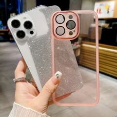 EpaGlow Şeffaf ve Parlak Premium Iphone 15 Pro Max Telefon Kılıfı