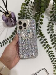 EpaLuxe Crystal Butterfly Kılıf Beyaz