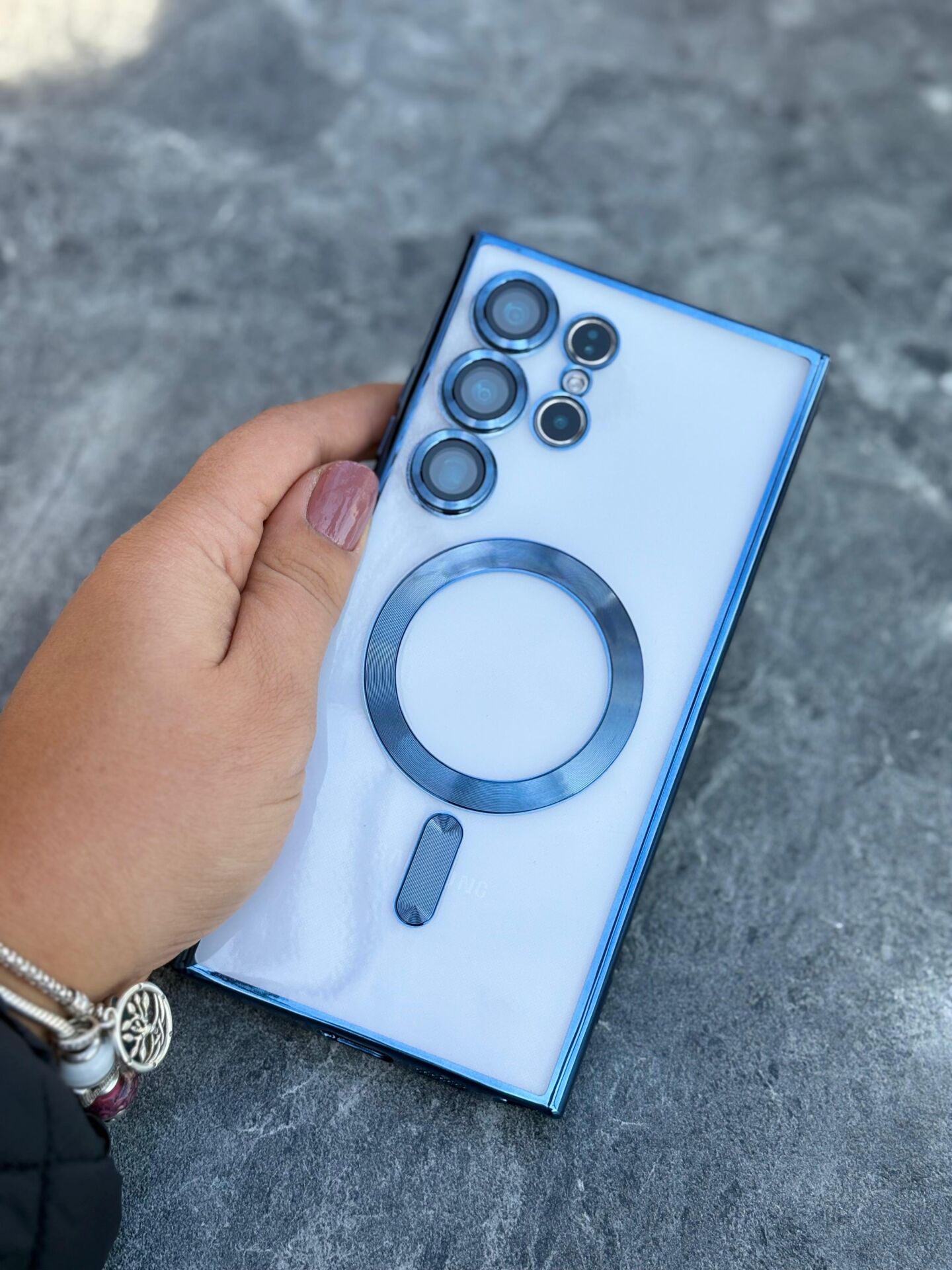 EpaSoft Ring Telefon kılıfı -lacivert