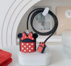 Şarj Aleti Kılıfı, Şarj Kablosu Koruma Aparatı, Toparlayıcı, 18-20 W tüm başlıklara uyumlu