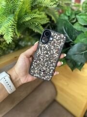 EpaShine Taş Detaylı Lüks Kılıf Serisi-Siyah