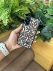 EpaShine Taş Detaylı Lüks Kılıf Serisi-Siyah