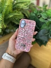 EpaShine Taş Detaylı Lüks Kılıf Serisi-Pembe