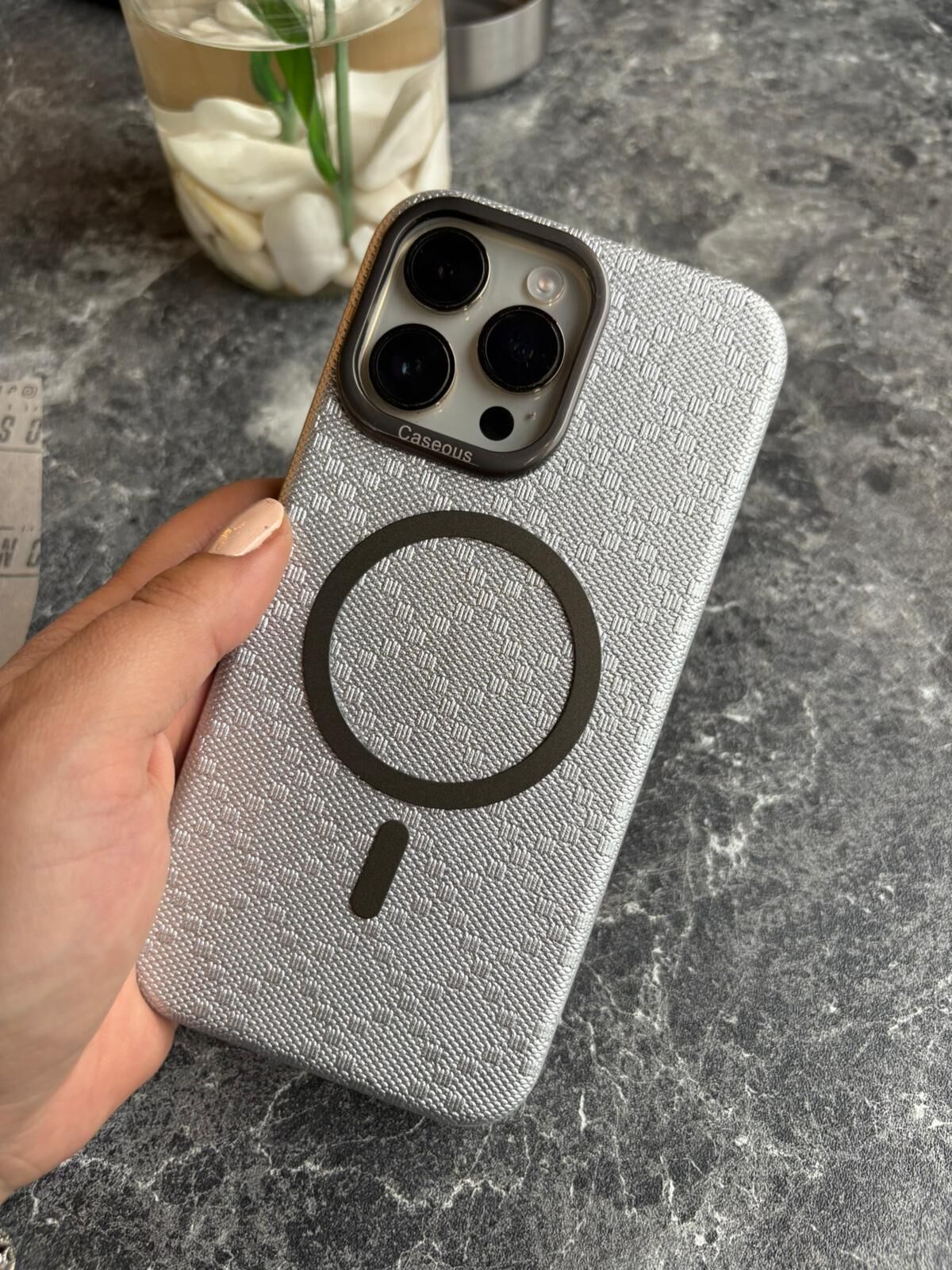 Epaguard MagSafe uyumlu kılıf - Gümüş