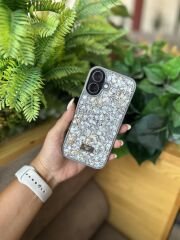 EpaShine Taş Detaylı Lüks Kılıf Serisi-Gri