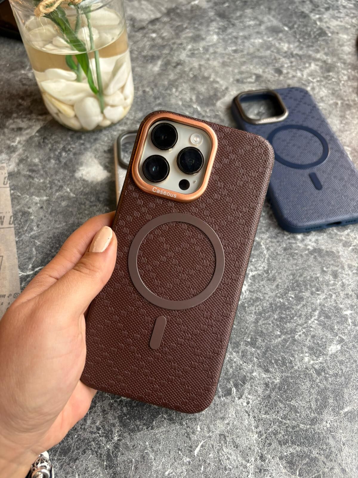 Epaguard MagSafe uyumlukılıf - Kahverengi