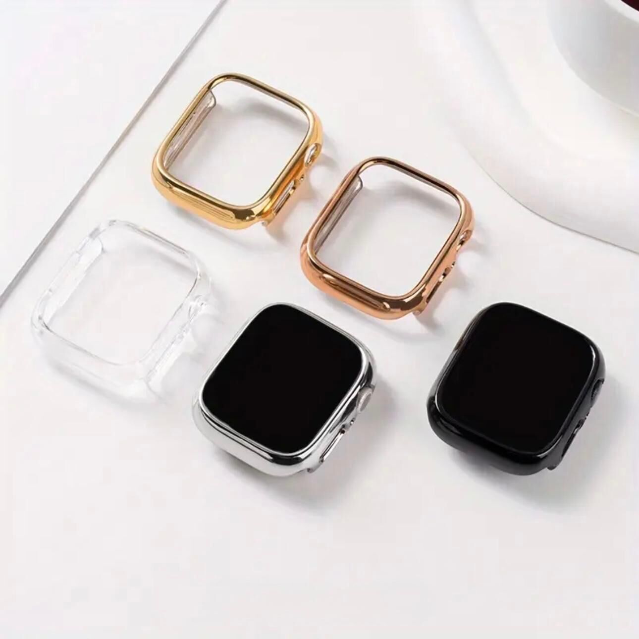 Epatime Frame Apple Watch Uyumlu Ekran Koruyucu 40 mm Tam koruma kapak
