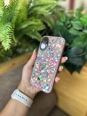 EpaShine Taş Detaylı Lüks Kılıf Serisi - Gökkuşağı