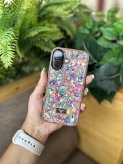 EpaShine Taş Detaylı Lüks Kılıf Serisi - Gökkuşağı