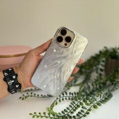EpaPearl Silver – Gümüş İnci Dokunuşlu Kılıf Iphone 16 Pro Max