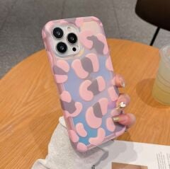 IPhone Uyumlu Leopar Desenli Telefon Kılıfı 16 Pro